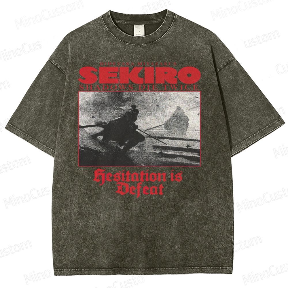 Hidetaka Miyazaki's Sekiro - Shadows Die Twice  Washed T-Shirt 
