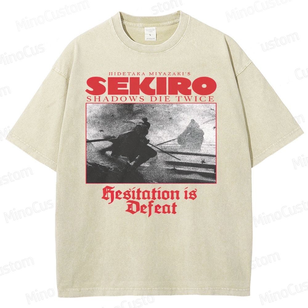 Hidetaka Miyazaki's Sekiro - Shadows Die Twice  Washed T-Shirt 