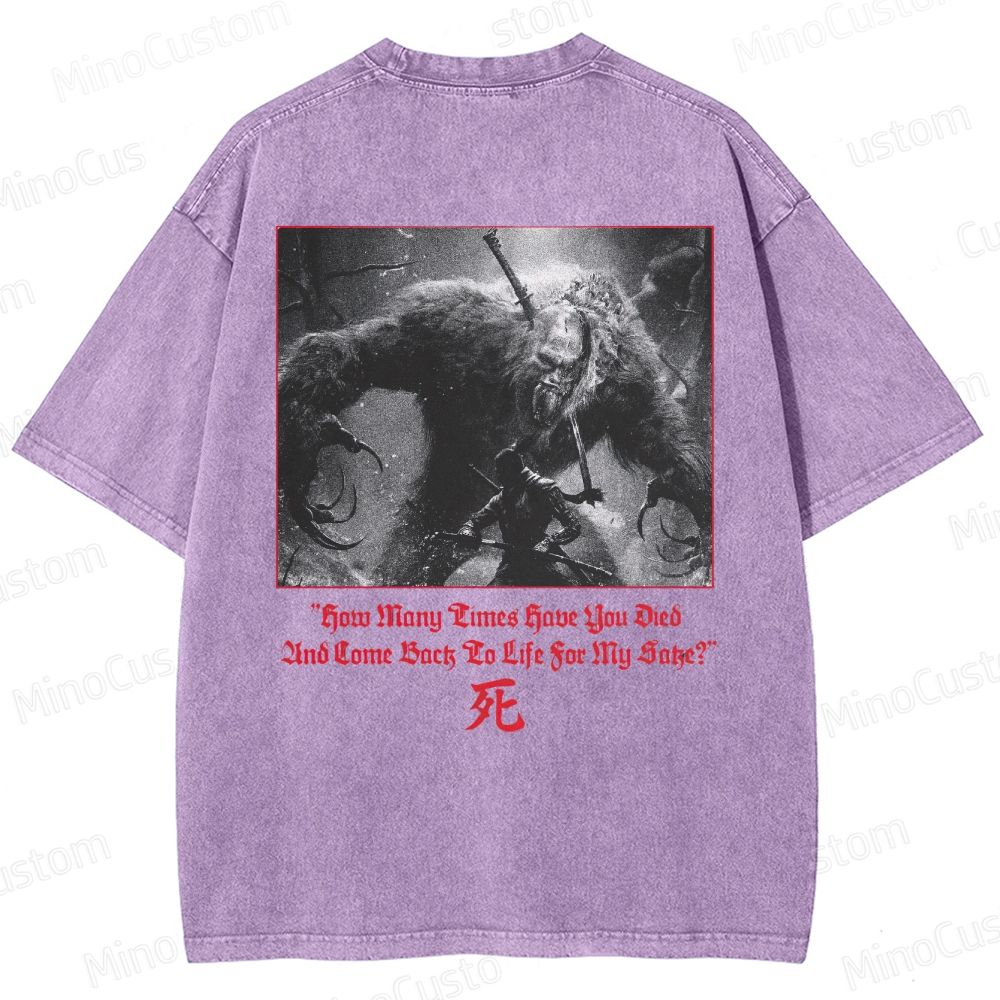 Hidetaka Miyazaki's Sekiro - Shadows Die Twice  Washed T-Shirt 