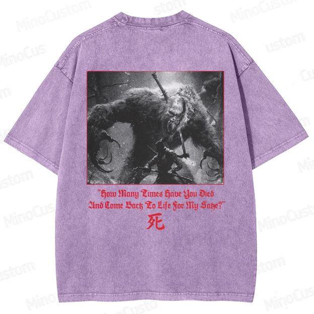 Hidetaka Miyazaki's Sekiro - Shadows Die Twice  Washed T-Shirt 