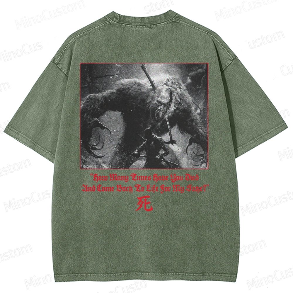 Hidetaka Miyazaki's Sekiro - Shadows Die Twice  Washed T-Shirt 