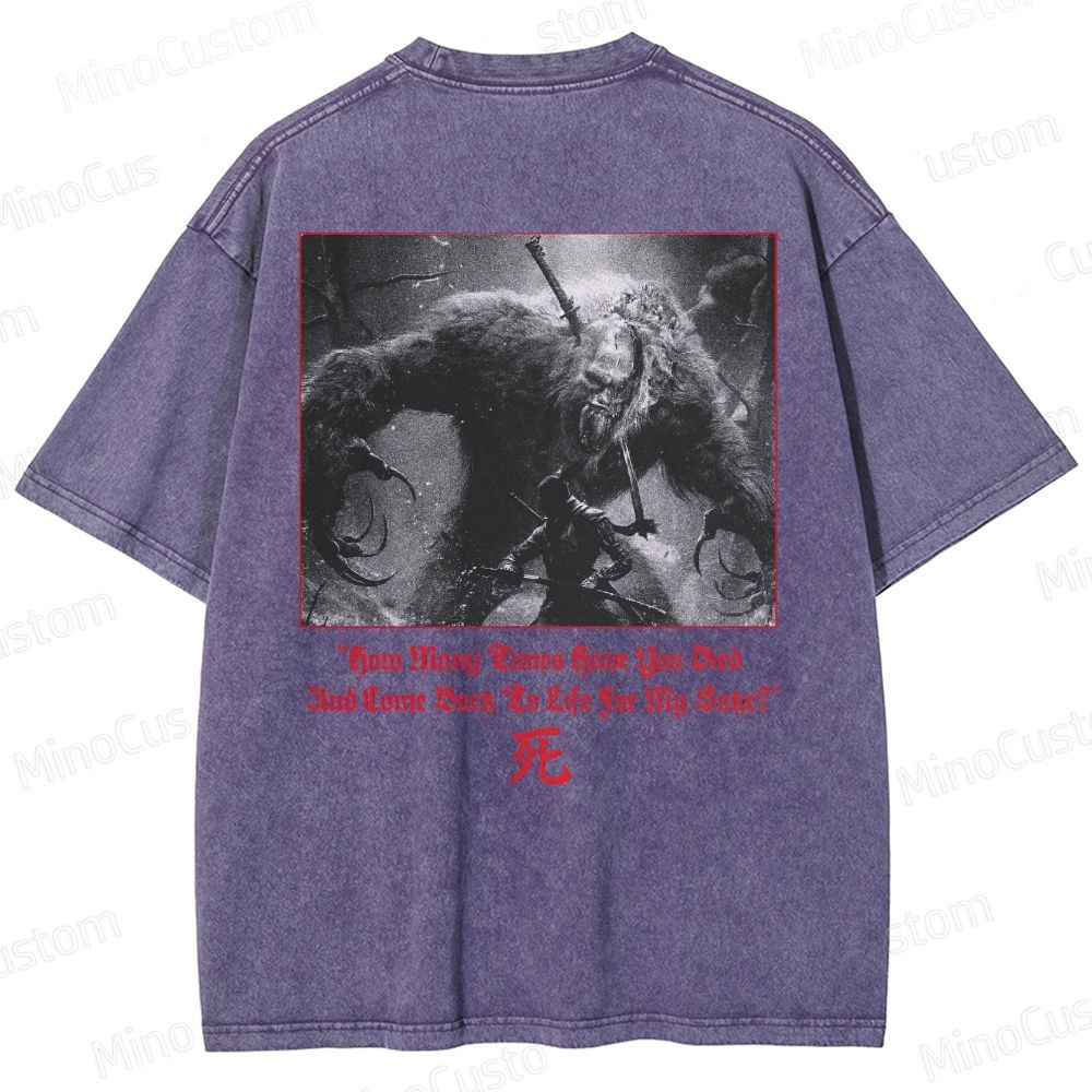 Hidetaka Miyazaki's Sekiro - Shadows Die Twice  Washed T-Shirt 