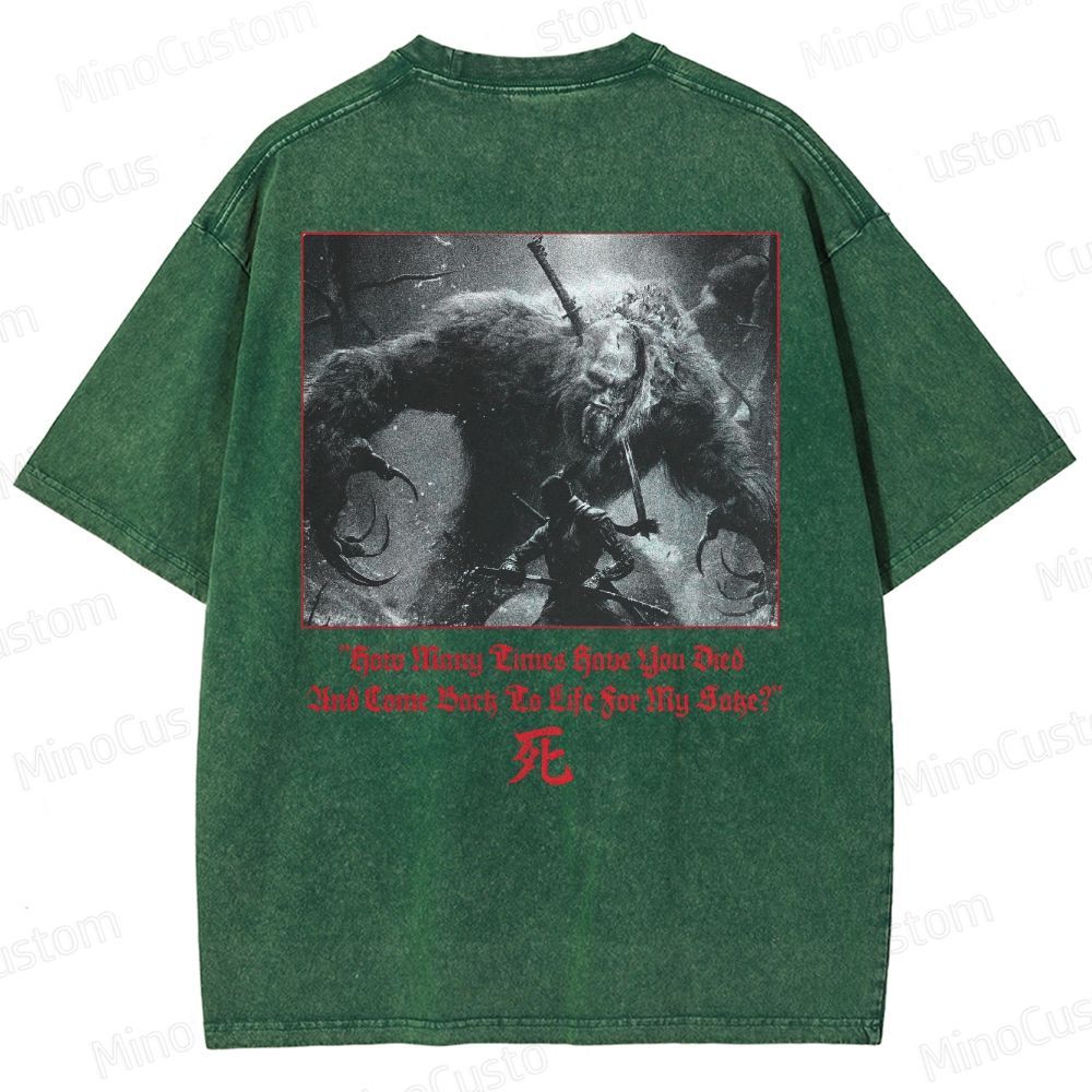 Hidetaka Miyazaki's Sekiro - Shadows Die Twice  Washed T-Shirt 