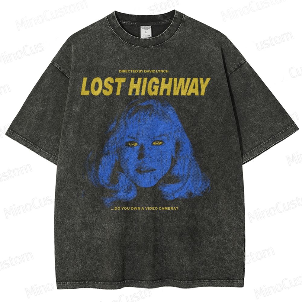 Lost Highway Movie Washed T-Shirt 