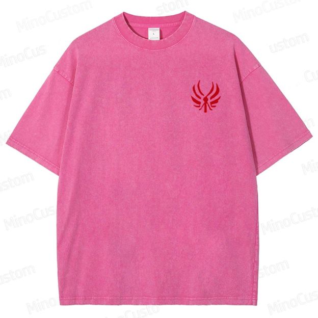 "Red Rising" Inspired Graphic Washed T - Shirt