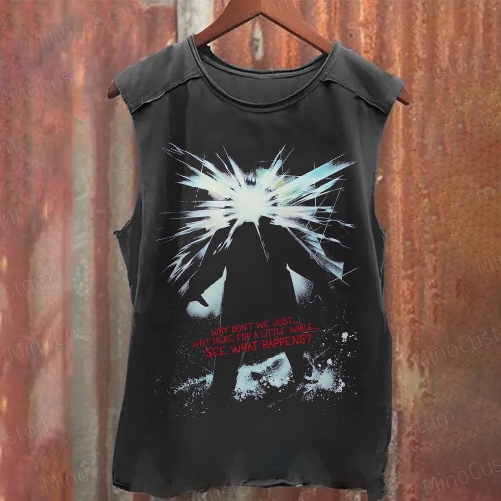 The Thing Carpenter Horror Washed Tank Top