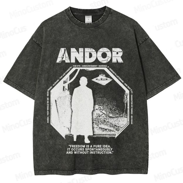 Star Wars Andor Vintage Washed Graphic T - Shirt
