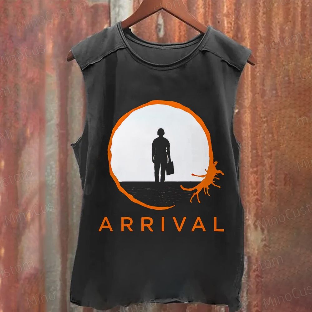 Arrival Movie Silhouette Washed Tank Top