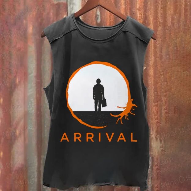 Arrival Movie Silhouette Washed Tank Top