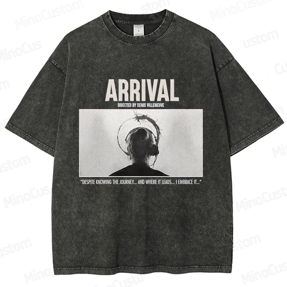 Arrival Movie Quote Graphic Washed T - Shirt