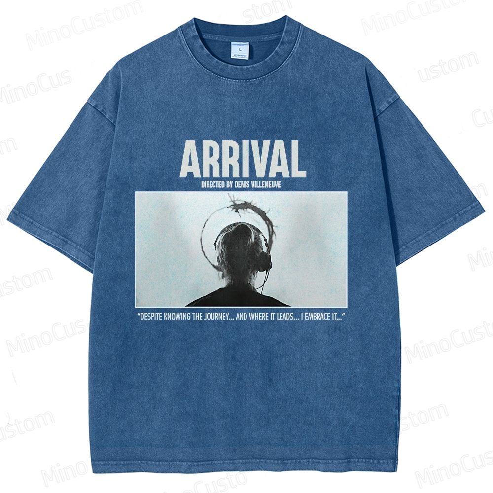 Arrival Movie Quote Graphic Washed T - Shirt
