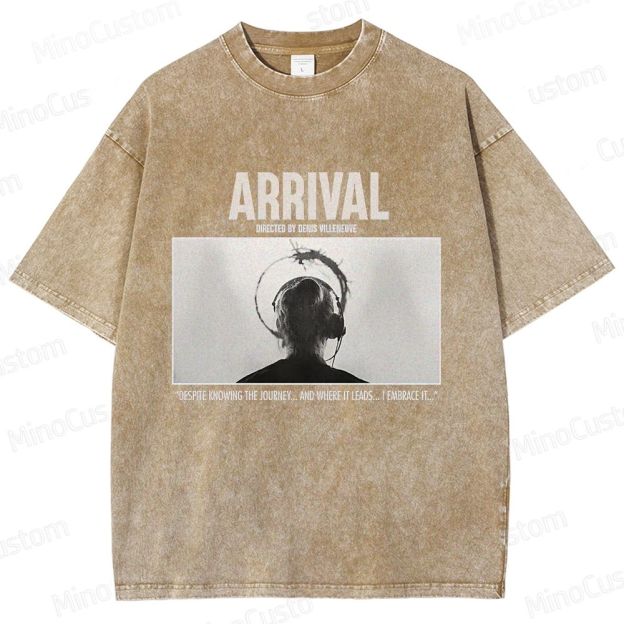 Arrival Movie Quote Graphic Washed T - Shirt