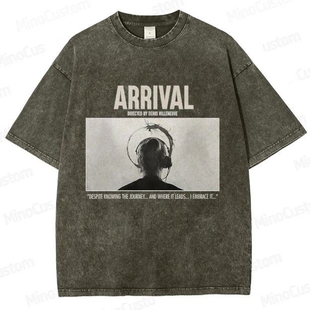 Arrival Movie Quote Graphic Washed T - Shirt