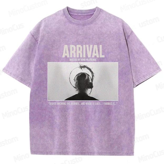 Arrival Movie Quote Graphic Washed T - Shirt