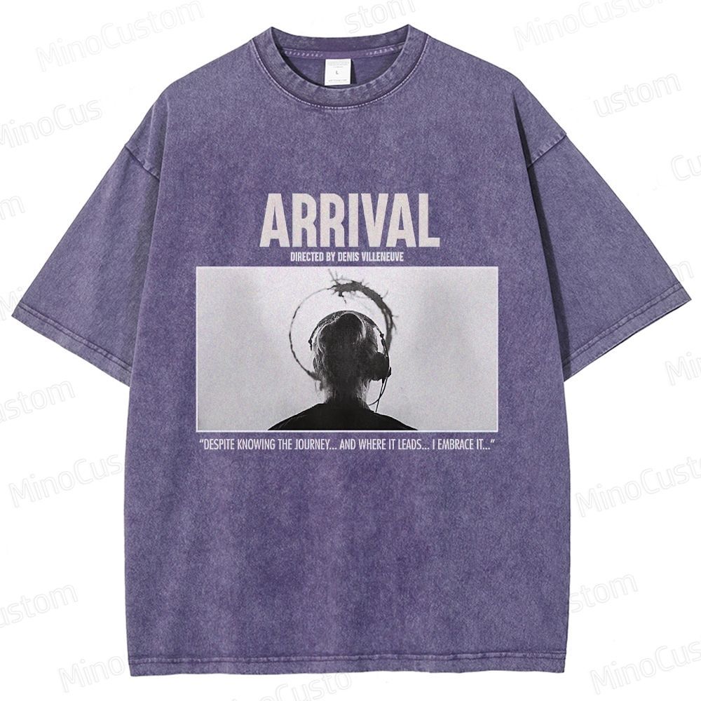 Arrival Movie Quote Graphic Washed T - Shirt
