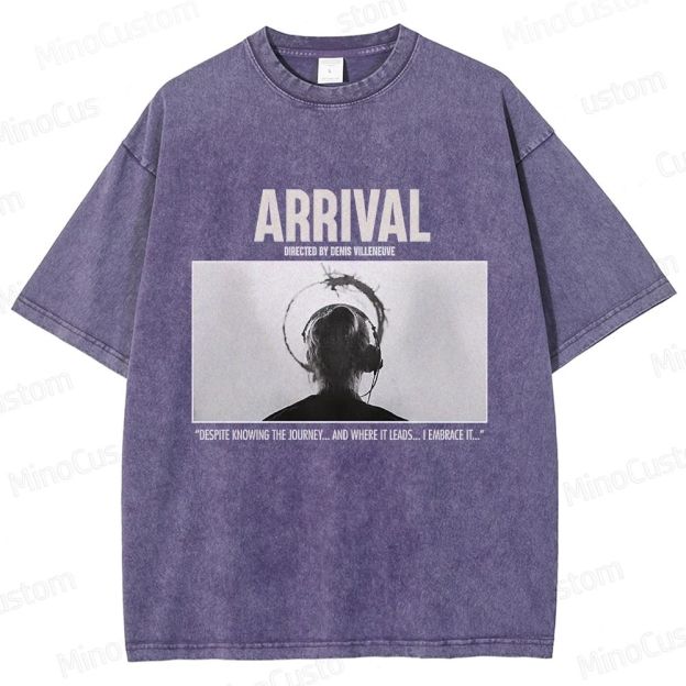 Arrival Movie Quote Graphic Washed T - Shirt