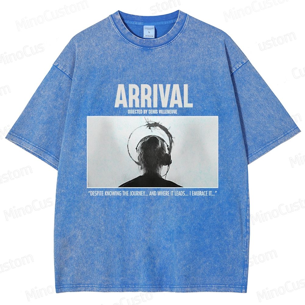 Arrival Movie Quote Graphic Washed T - Shirt