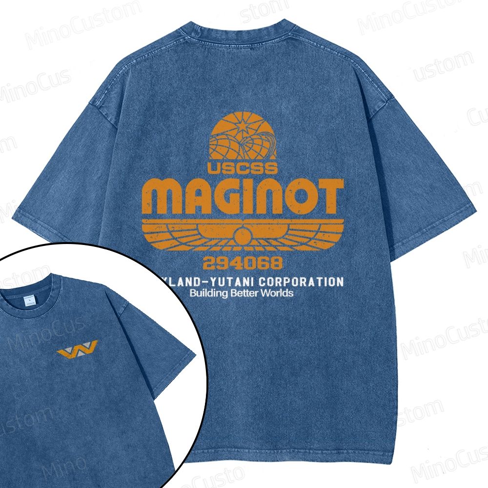 Maginot Legacy Front and Back Washed Tee 