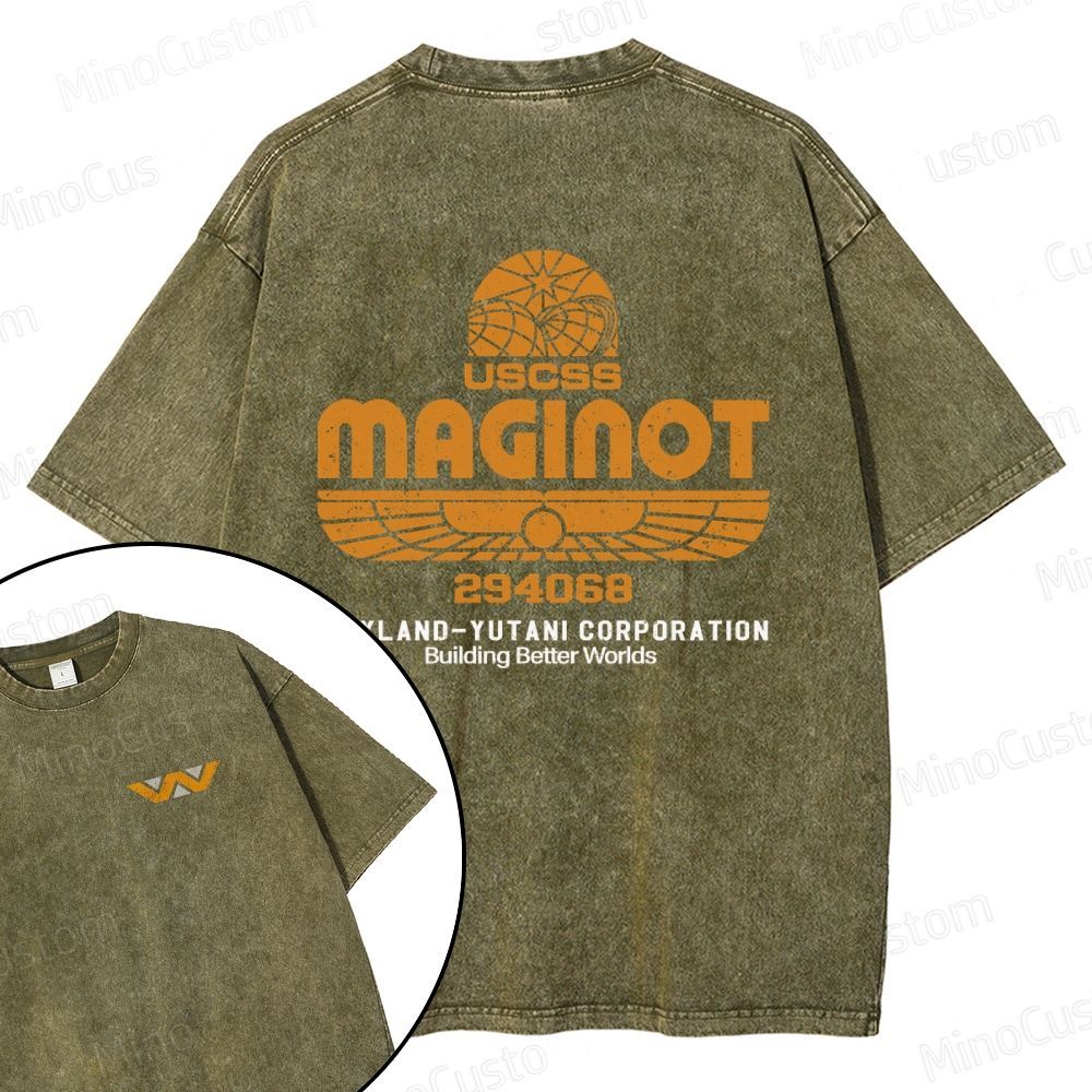 Maginot Legacy Front and Back Washed Tee 