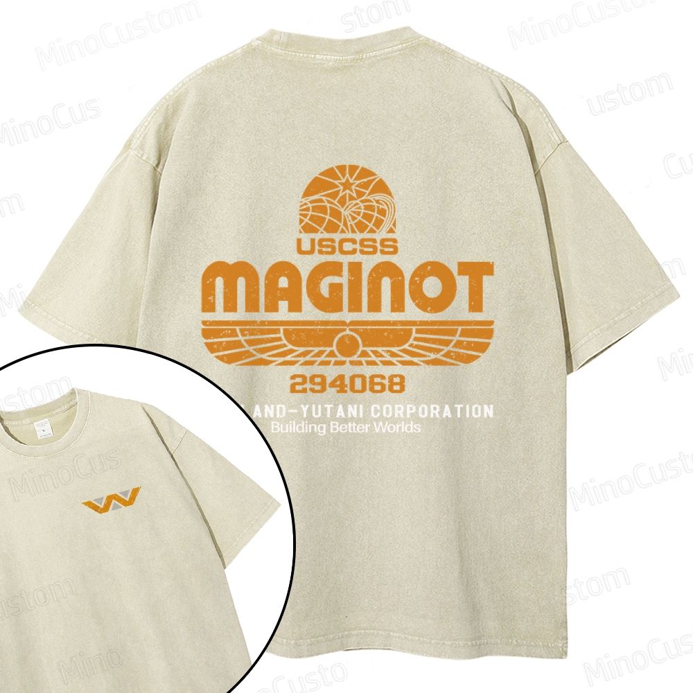 Maginot Legacy Front and Back Washed Tee 