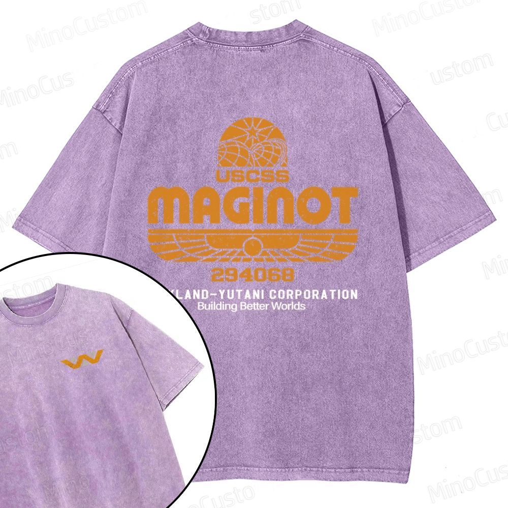 Maginot Legacy Front and Back Washed Tee 