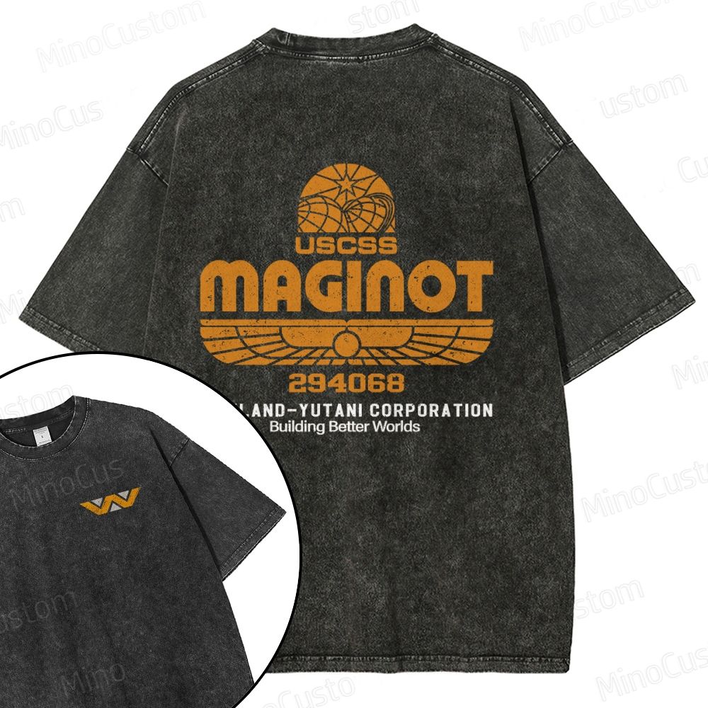 Maginot Legacy Front and Back Washed Tee 
