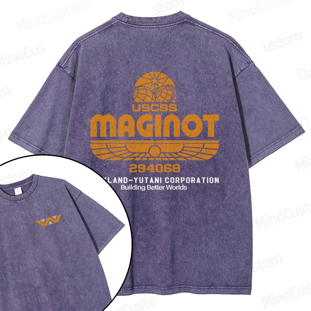 Maginot Legacy Front and Back Washed Tee 