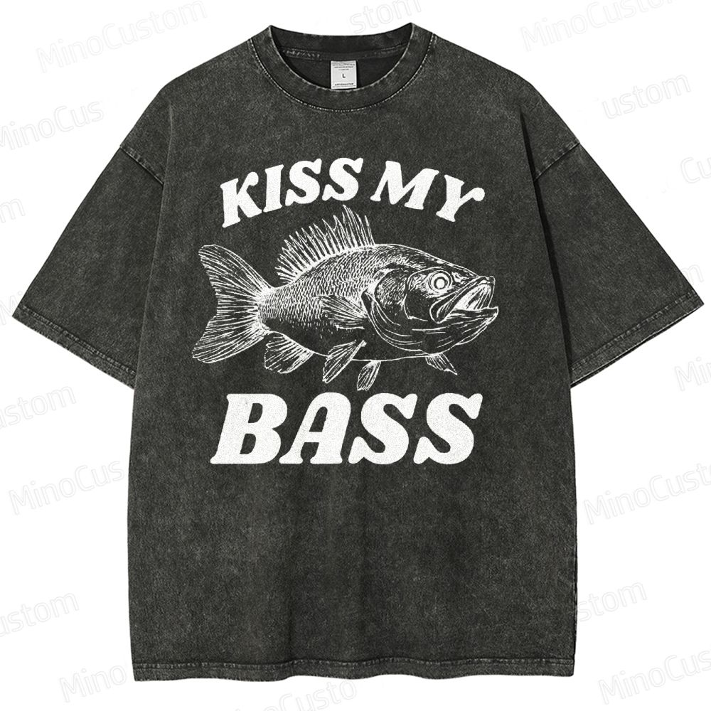 Kiss My Bass Washed T-Shirt 