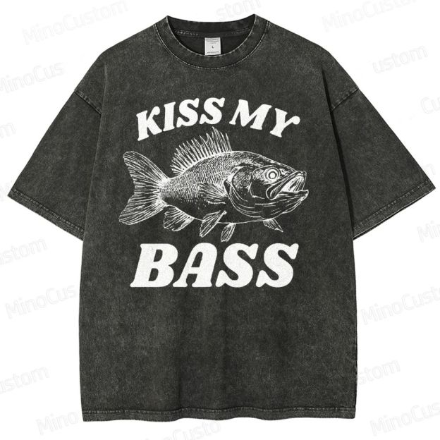 Kiss My Bass Washed T-Shirt 