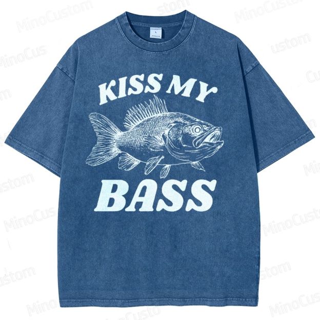 Kiss My Bass Washed T-Shirt 