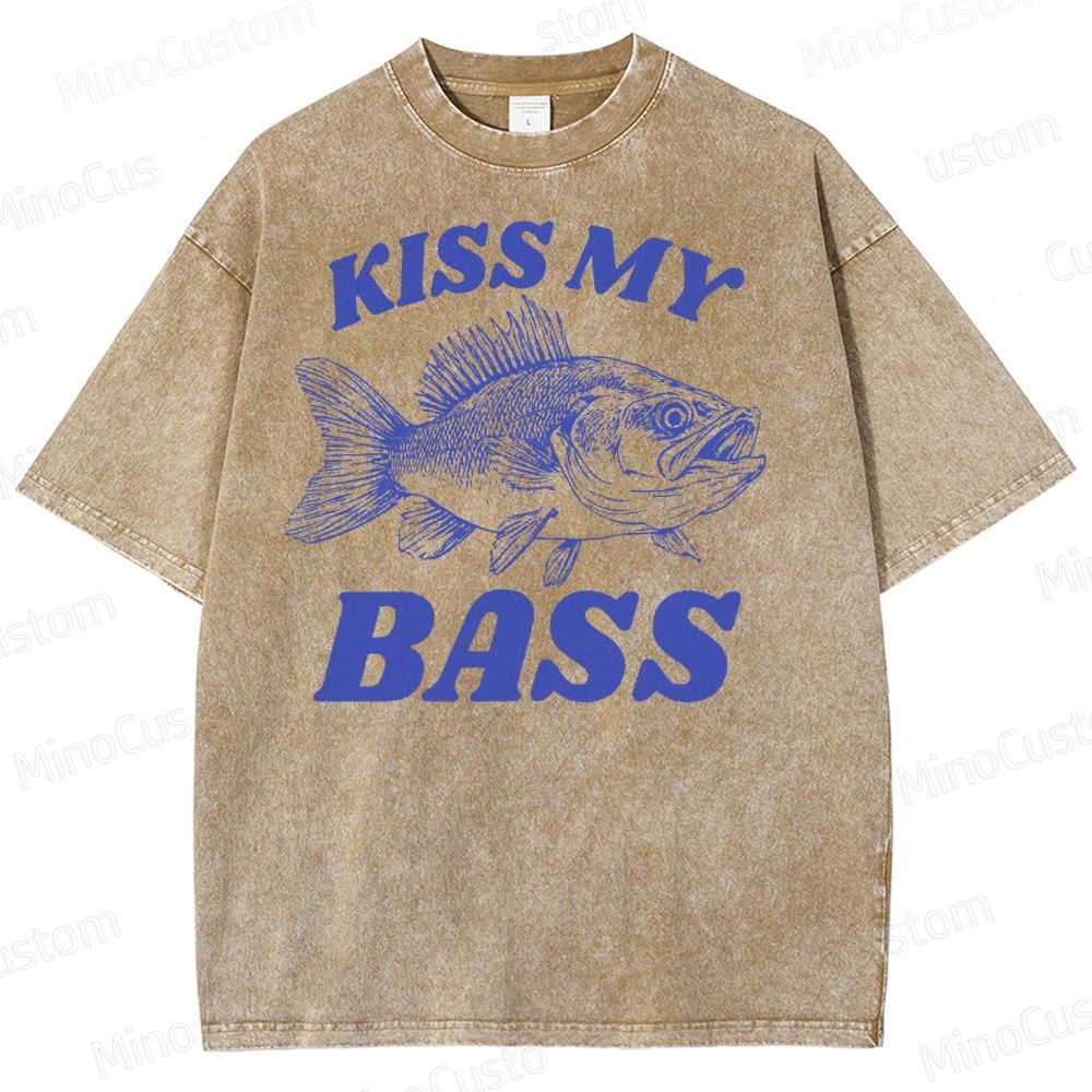 Kiss My Bass Washed T-Shirt 