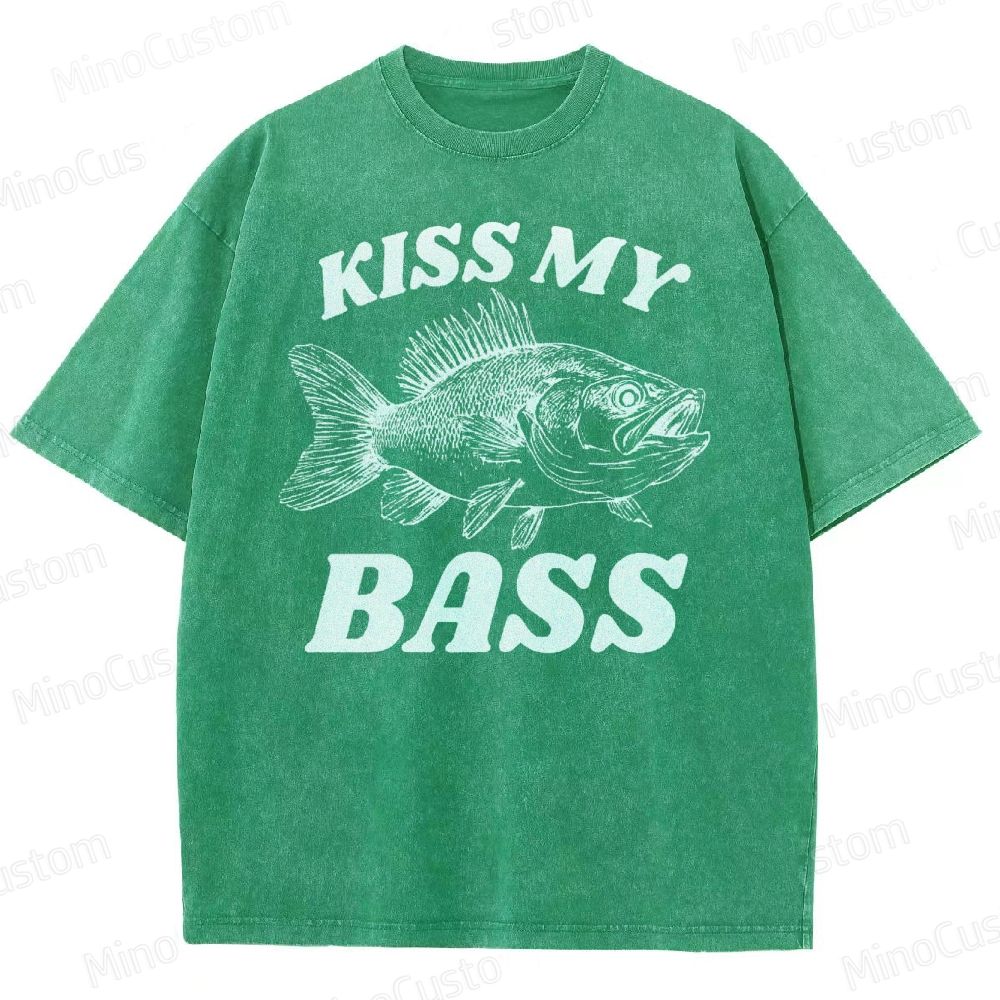 Kiss My Bass Washed T-Shirt 