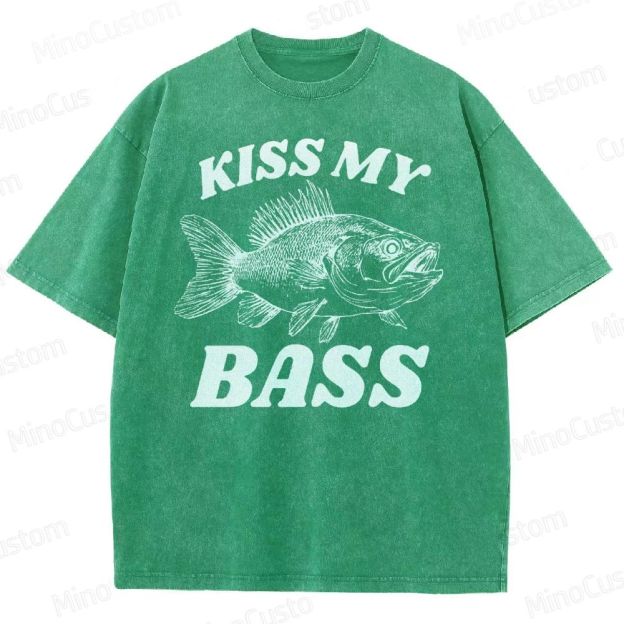 Kiss My Bass Washed T-Shirt 