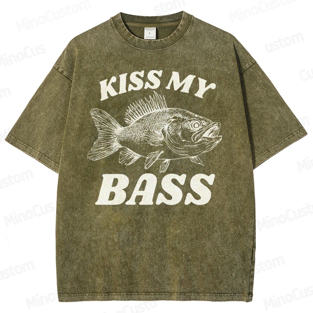 Kiss My Bass Washed T-Shirt 