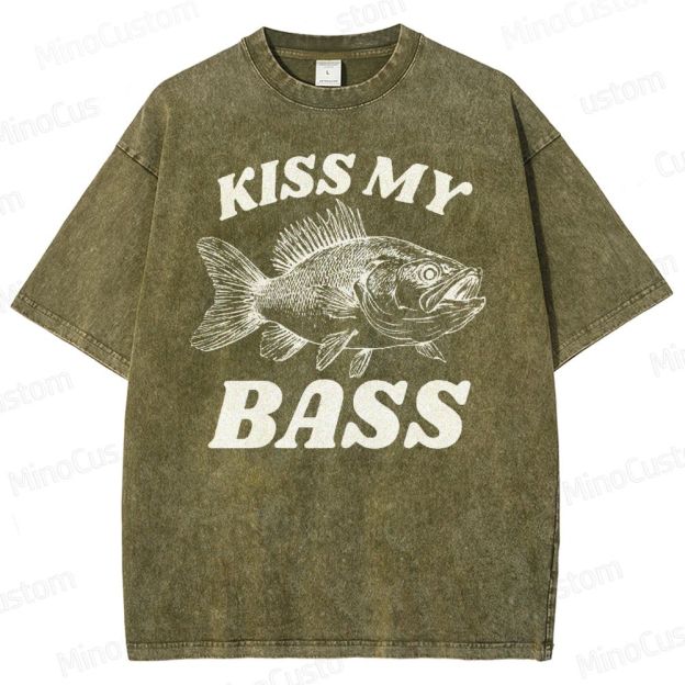 Kiss My Bass Washed T-Shirt 