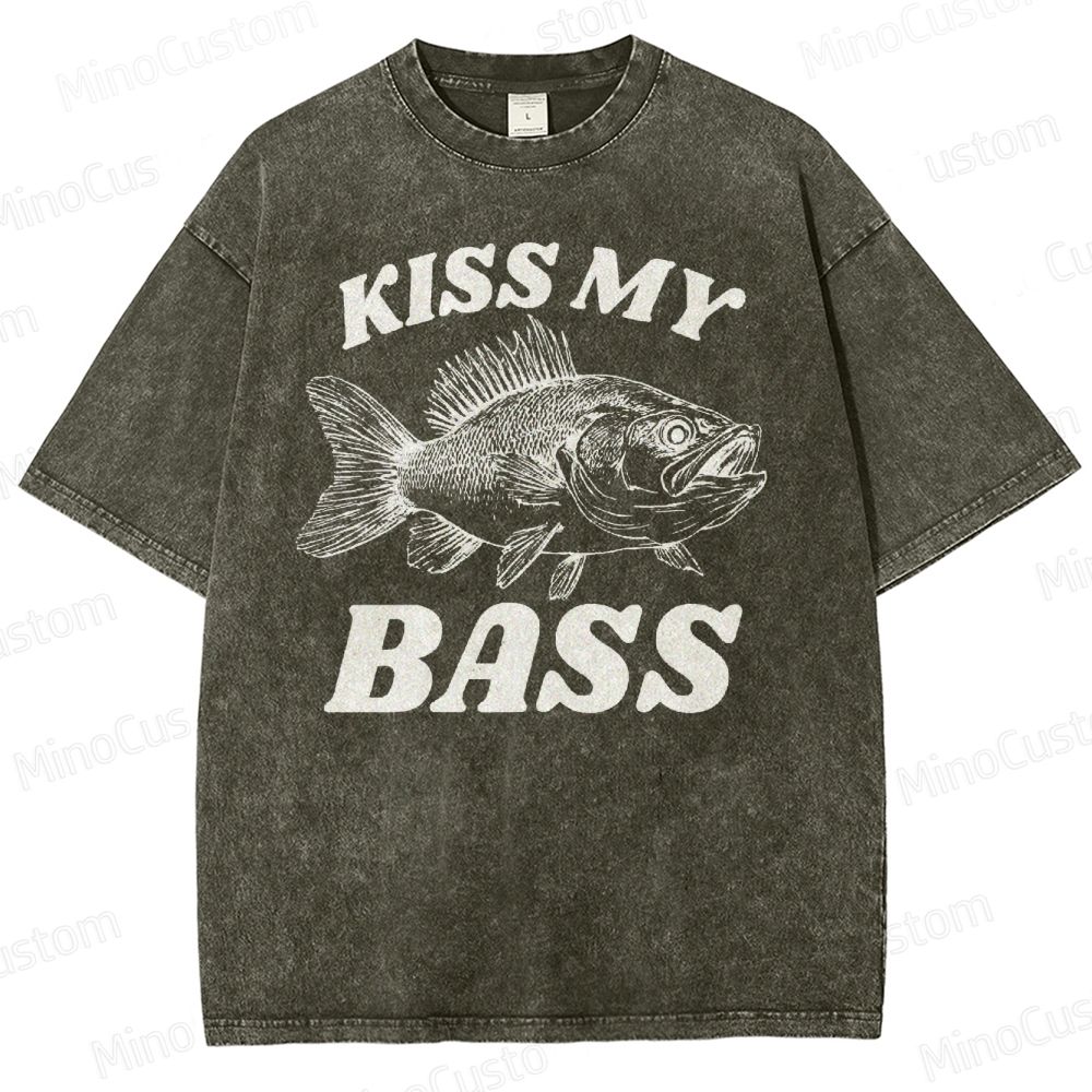 Kiss My Bass Washed T-Shirt 
