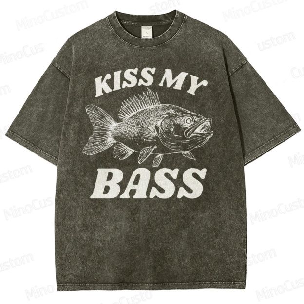 Kiss My Bass Washed T-Shirt 