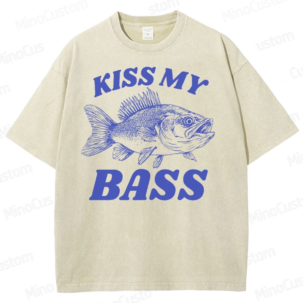 Kiss My Bass Washed T-Shirt 