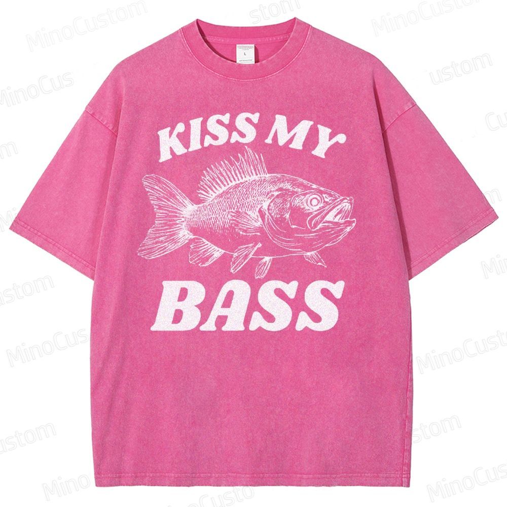Kiss My Bass Washed T-Shirt 