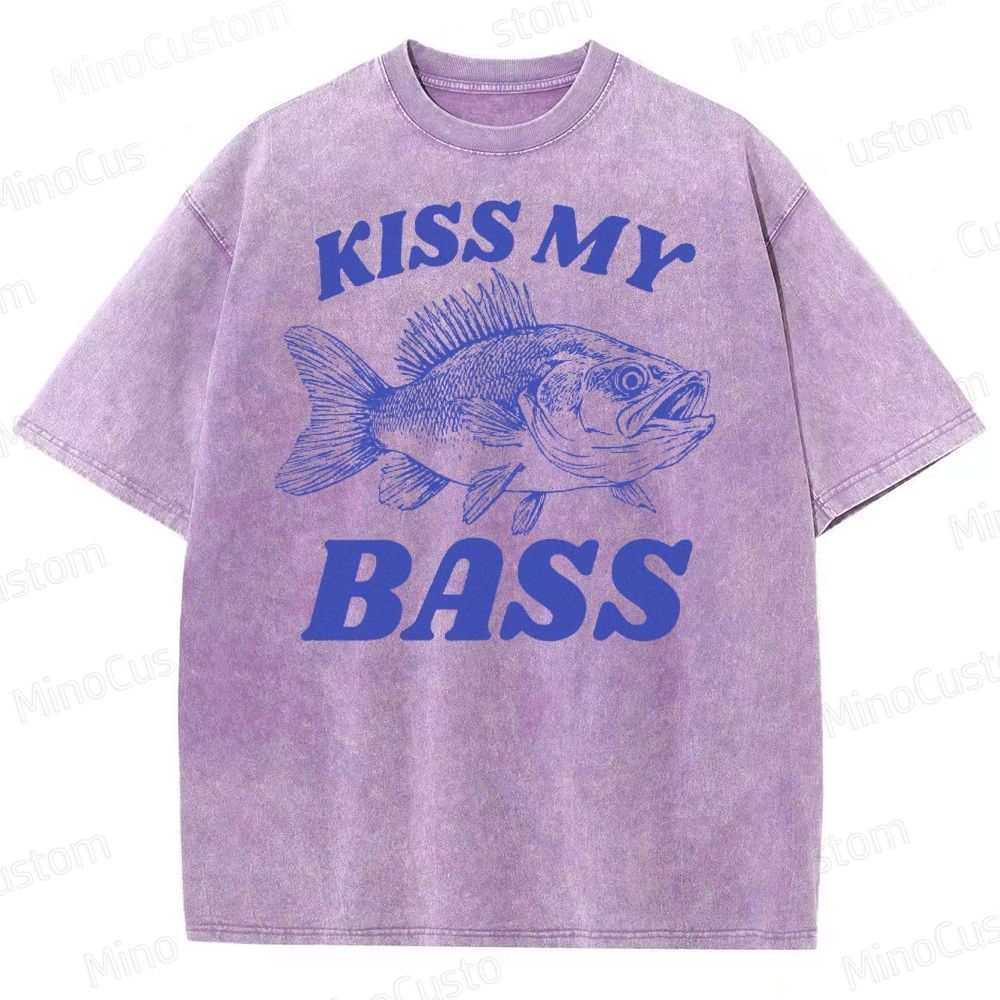 Kiss My Bass Washed T-Shirt 