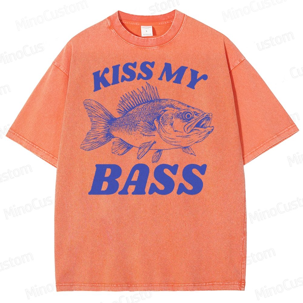 Kiss My Bass Washed T-Shirt 