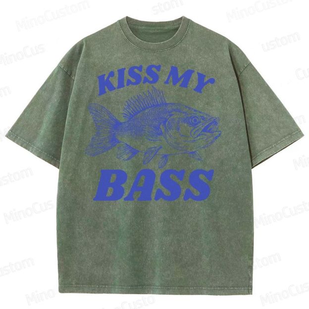Kiss My Bass Washed T-Shirt 