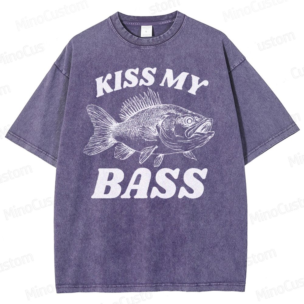 Kiss My Bass Washed T-Shirt 