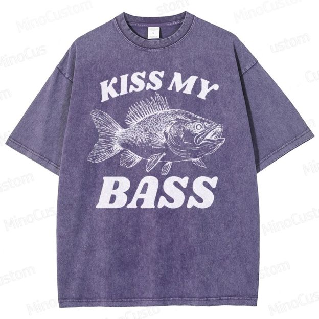 Kiss My Bass Washed T-Shirt 