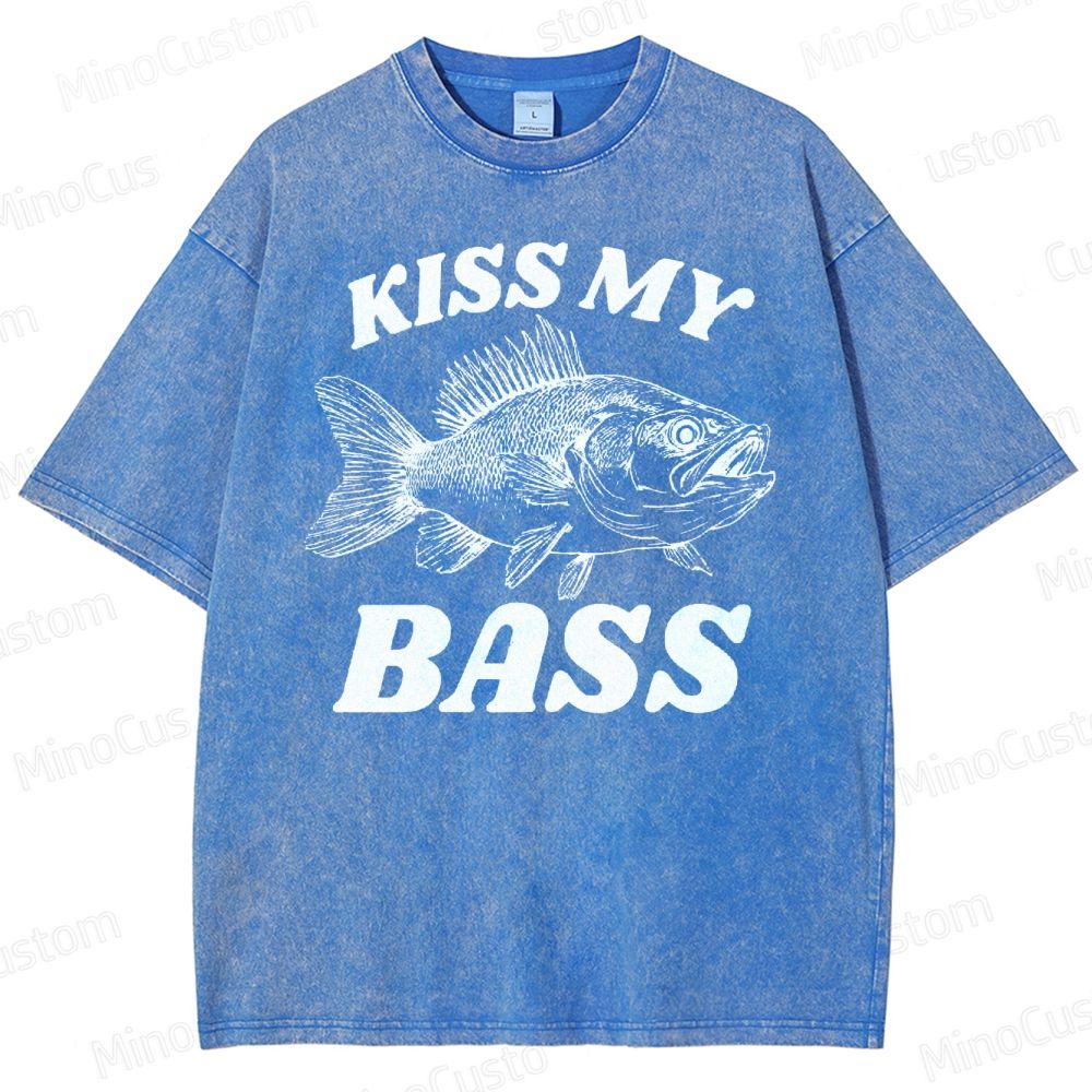 Kiss My Bass Washed T-Shirt 
