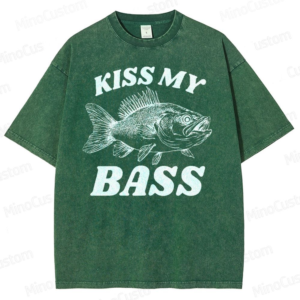 Kiss My Bass Washed T-Shirt 