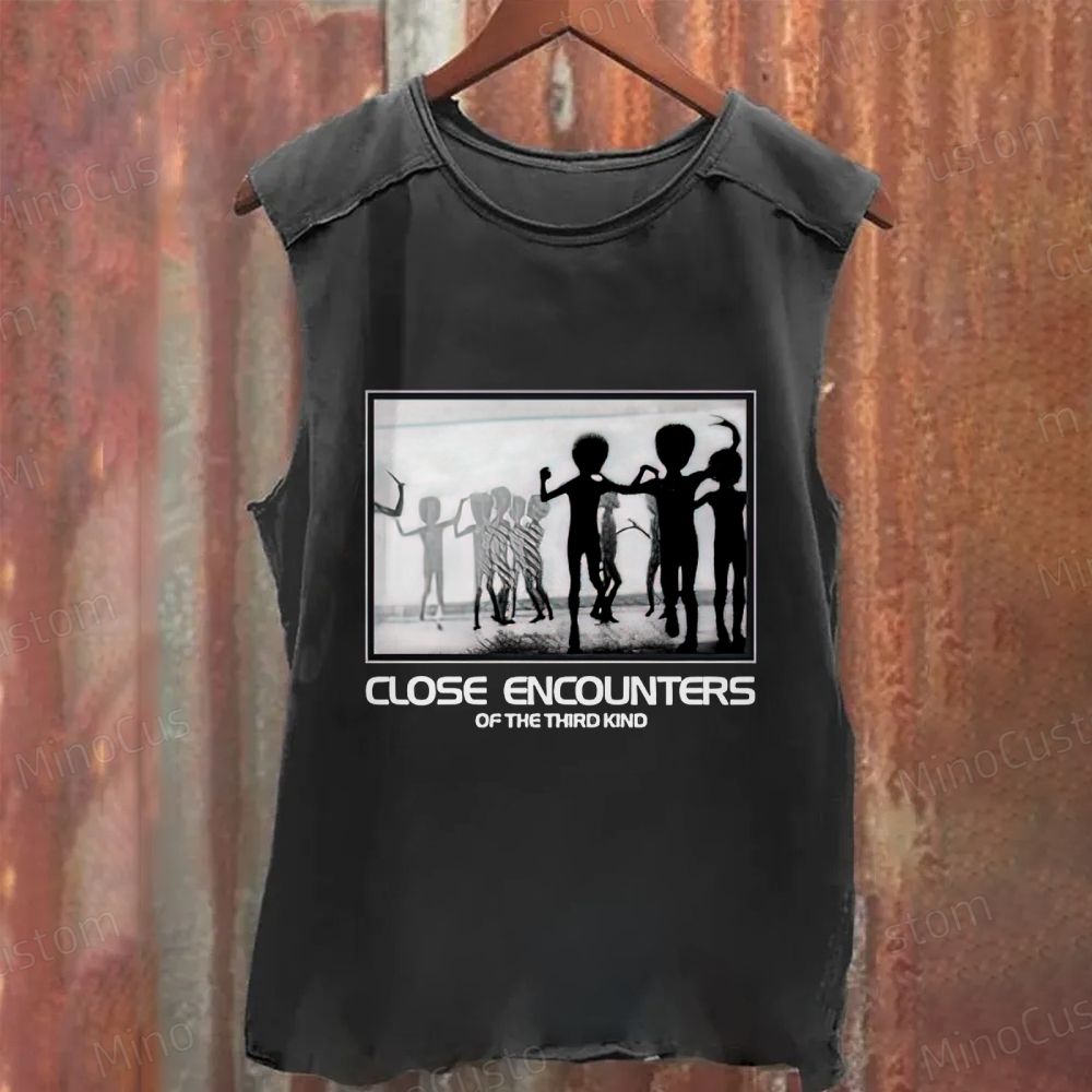 Close Encounters of the Third Kind Alien Graphic Tank Top