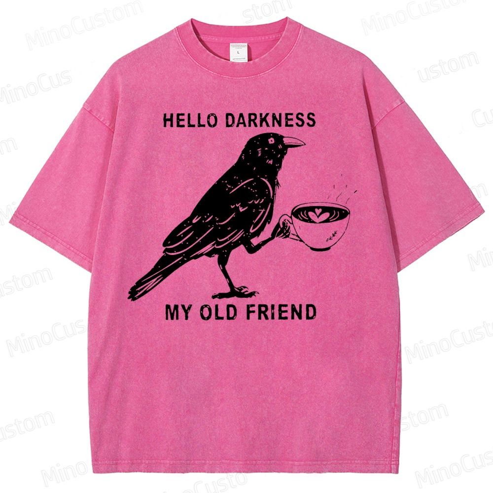Hello, Darkness, My Old Friend Washed T-Shirt 