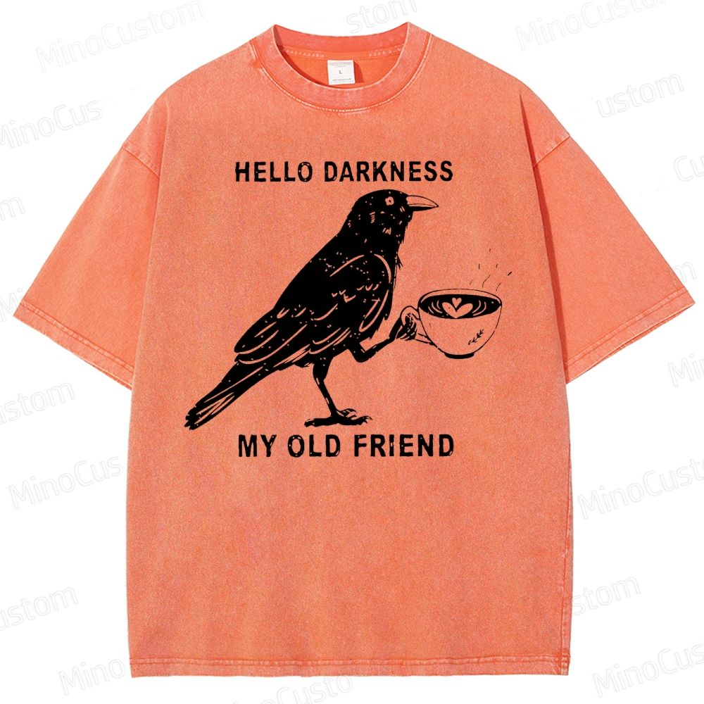 Hello, Darkness, My Old Friend Washed T-Shirt 
