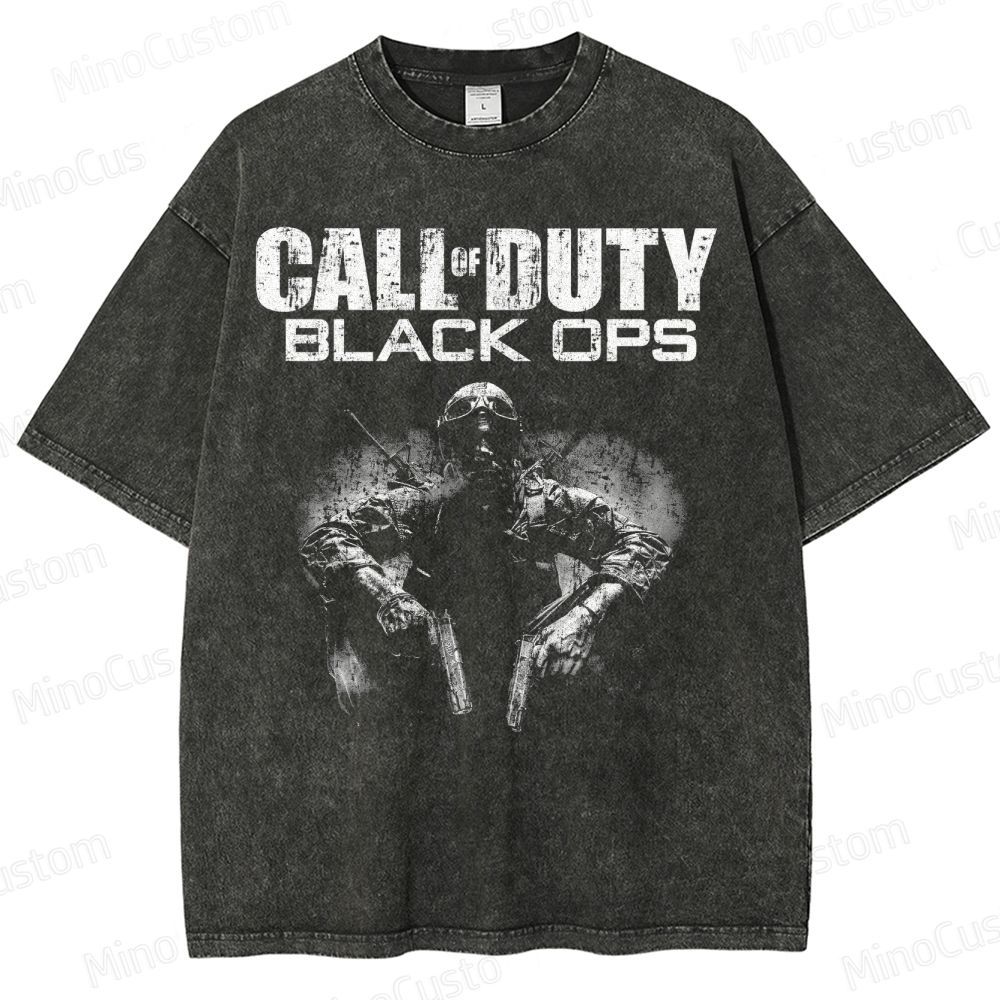 Call Of Duty Black Ops Graphic Washed T-Shirt